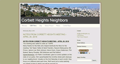 Desktop Screenshot of corbettheights.org